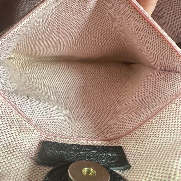 Dooney & Bourke Women's Leather Tote Bag - Black Spacious Shoulder Handbag - Picture 7 of 12